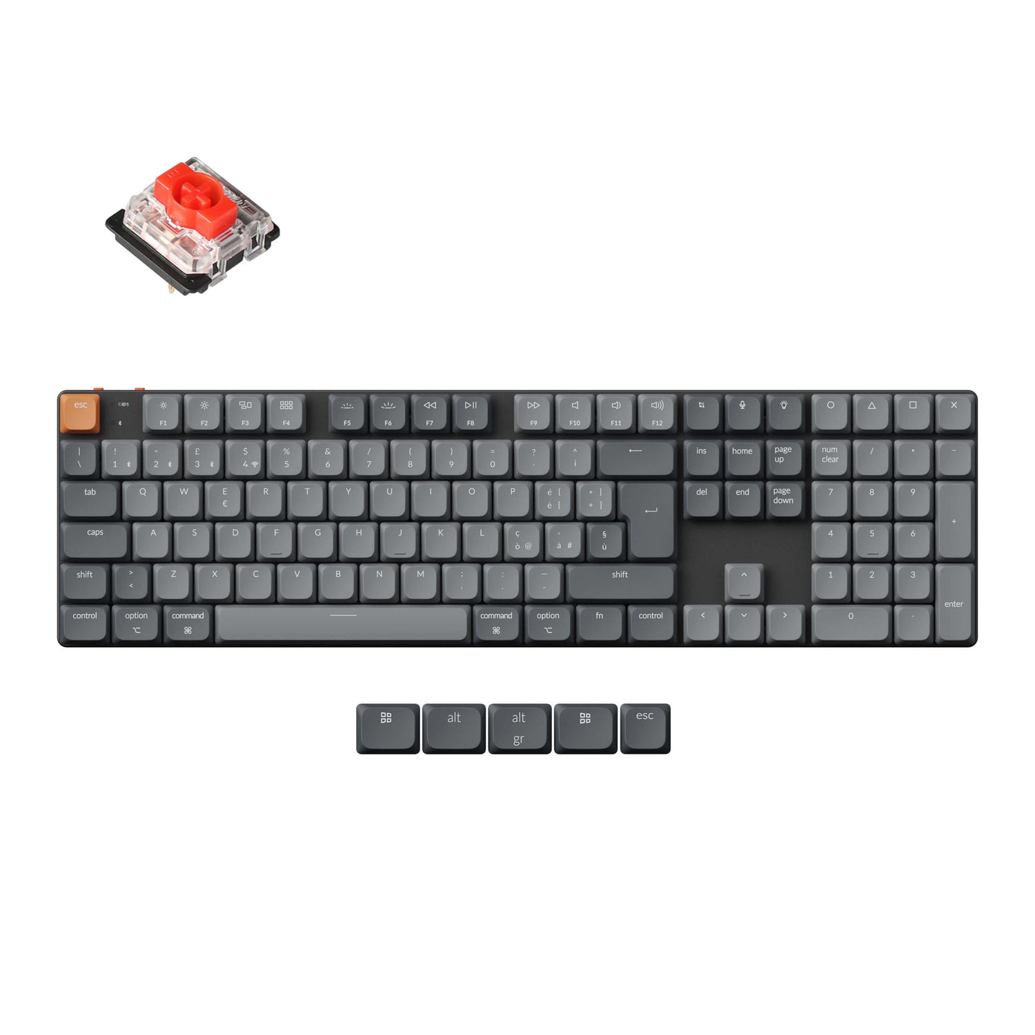 Keychron K5 Max QMK Kabellose Custom Mechanische Tastatur ISO Layout Kollektion