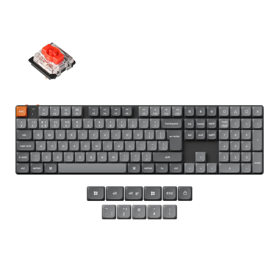 Keychron K5 Max QMK Kabellose Custom Mechanische Tastatur ISO Layout Kollektion