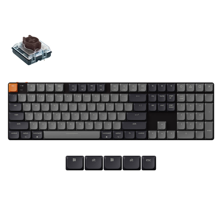 Keychron K5 QMK Kabellose Mechanische Tastatur (Version 2)