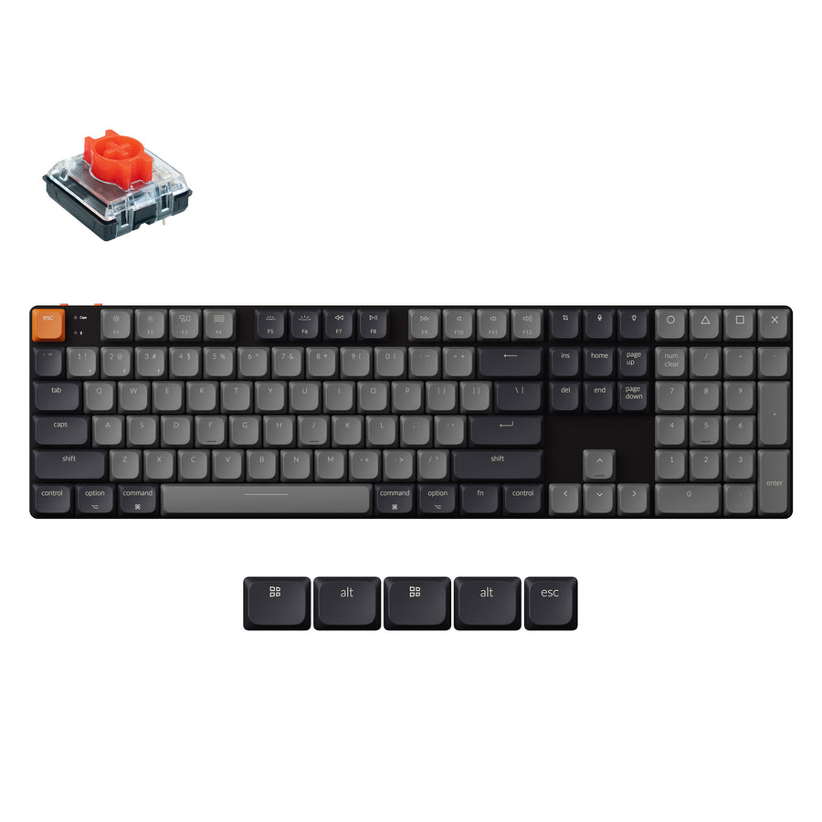 Keychron K5 QMK Kabellose Mechanische Tastatur (Version 2)
