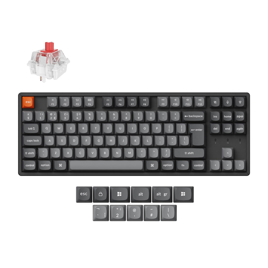 Keychron K8 Max QMK Kabellose Mechanische Tastatur ISO Layout Kollektion