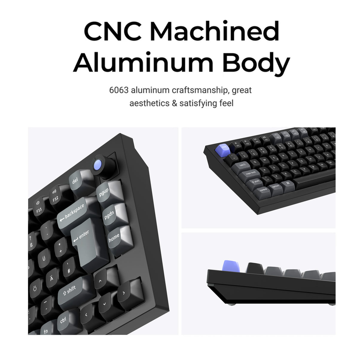 Keychron Q1 HE 8K Magnetic Switch Keyboard (ISO layout Only Wired Keyboard)
