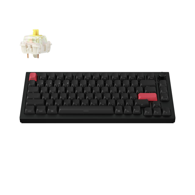 Keychron Q1 Max QMK/VIA Kabellose Custom mechanische Tastatur (US-Layout)