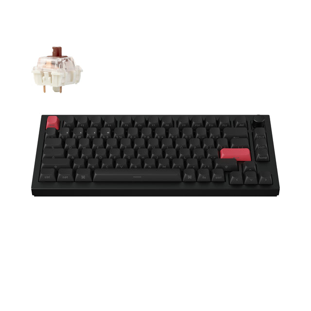 Keychron Q1 Max QMK/VIA Kabellose Custom mechanische Tastatur (US-Layout)