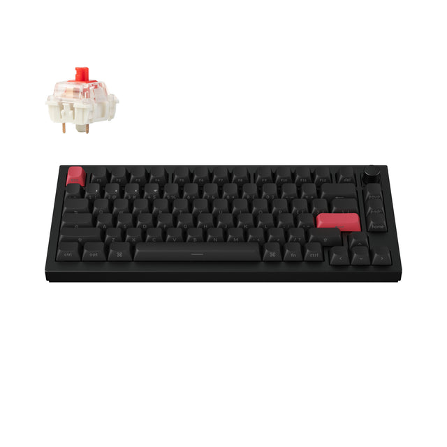 Keychron Q1 Max QMK/VIA Kabellose Custom mechanische Tastatur (US-Layout)