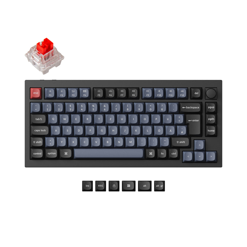 Keychron Q1 Pro QMK/VIA Kabellose Custom Mechanische Tastatur ISO-Layout-Sammlung