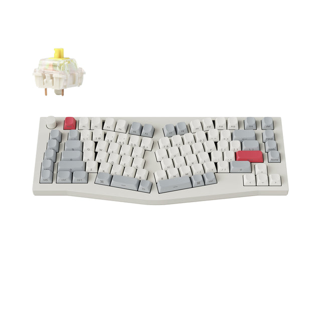 Keychron Q10 Max (Alice-Layout) QMK/VIA kabellose Custom mechanische Tastatur (US-ANSI-Layout)