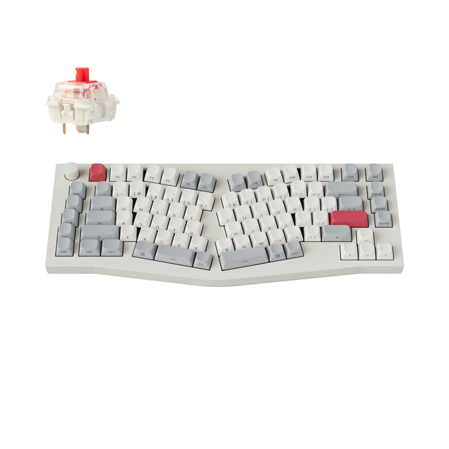 Keychron Q10 Max (Alice-Layout) QMK/VIA kabellose Custom mechanische Tastatur (US-ANSI-Layout)