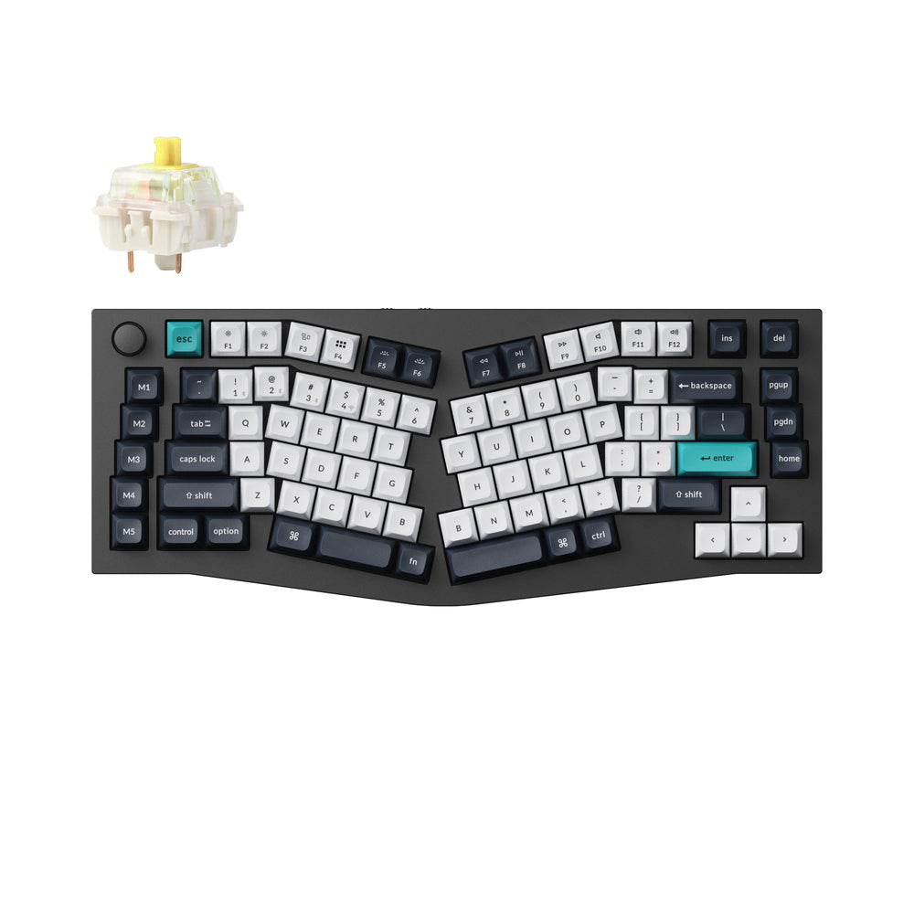 Keychron Q10 Max (Alice-Layout) QMK/VIA kabellose Custom mechanische Tastatur (US-ANSI-Layout)