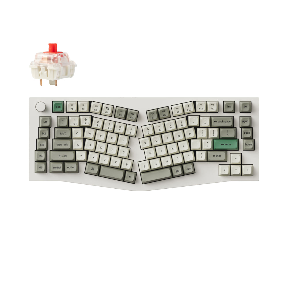 Keychron Q10 Max (Alice-Layout) QMK/VIA kabellose Custom mechanische Tastatur (US-ANSI-Layout)