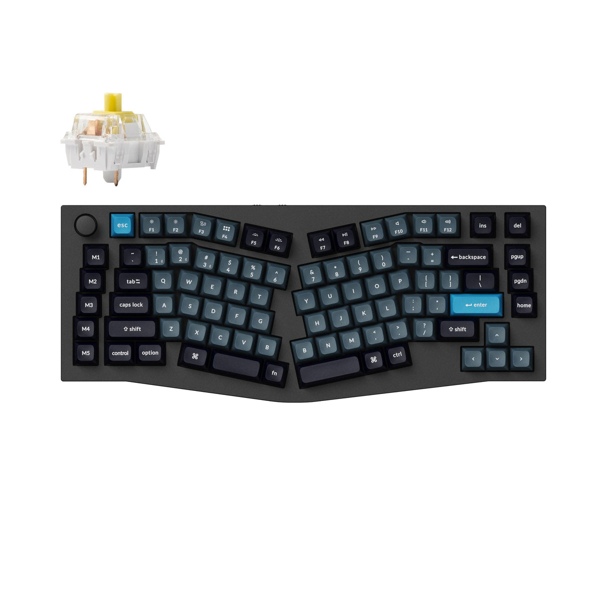 Keychron Q10 Pro (Alice-Layout) QMK/VIA kabellose Custom mechanische Tastatur (US Layout)