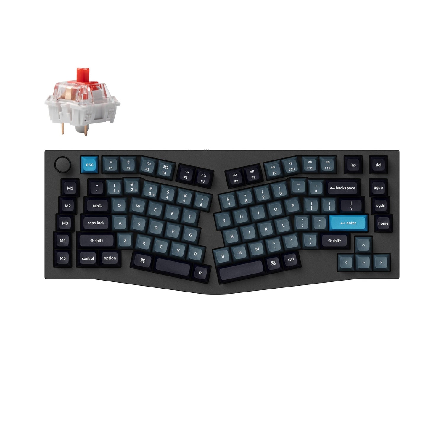Keychron Q10 Pro (Alice-Layout) QMK/VIA kabellose Custom mechanische Tastatur (US Layout)