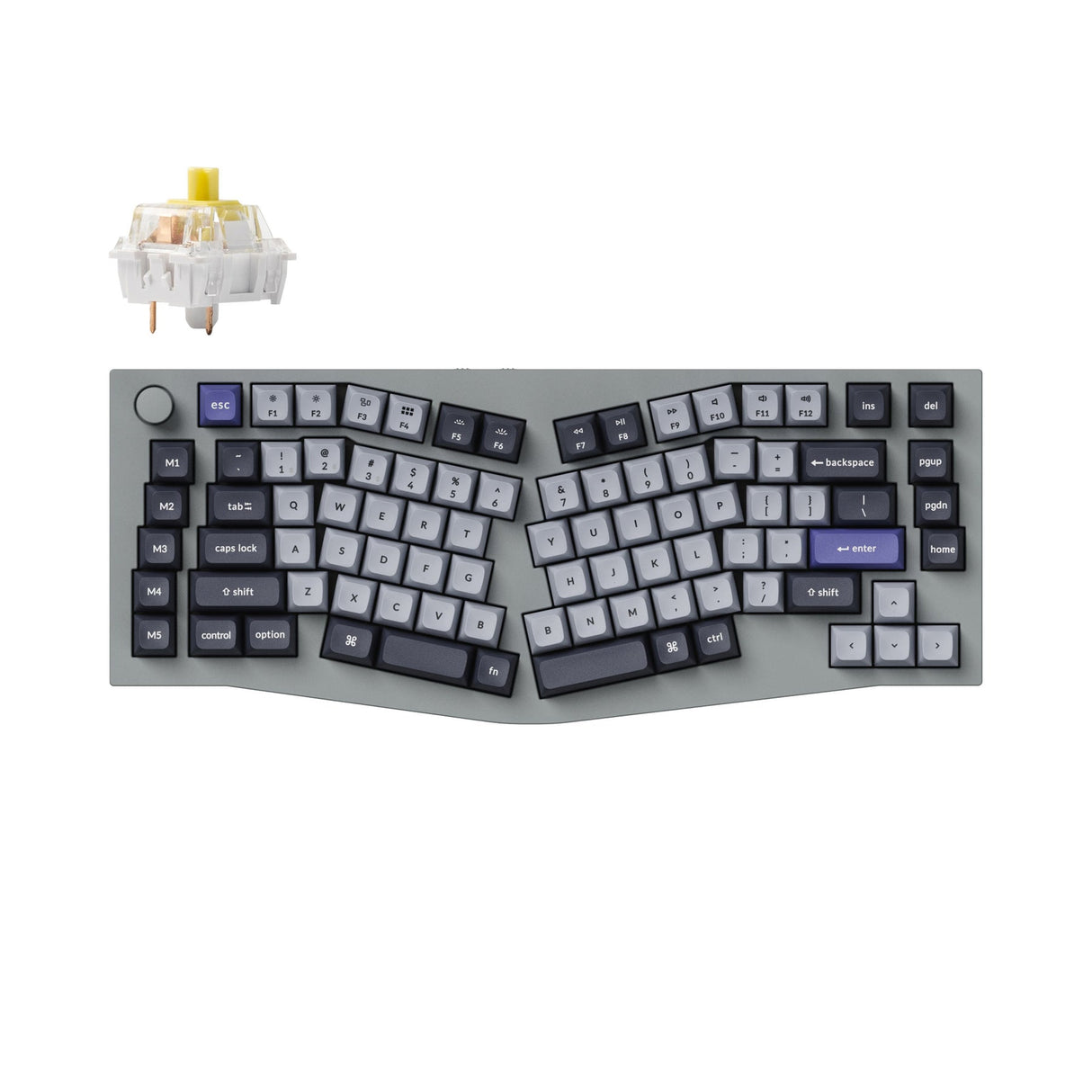 Keychron Q10 Pro (Alice-Layout) QMK/VIA kabellose Custom mechanische Tastatur (US Layout)