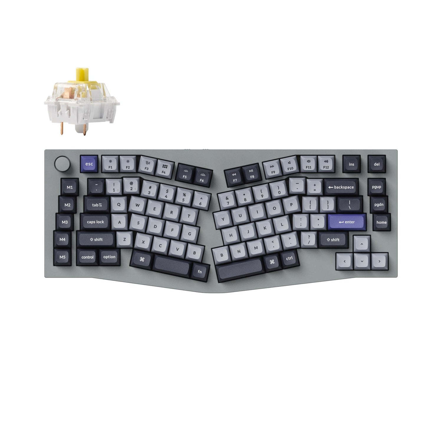 Keychron Q10 Pro (Alice-Layout) QMK/VIA kabellose Custom mechanische Tastatur (US Layout)