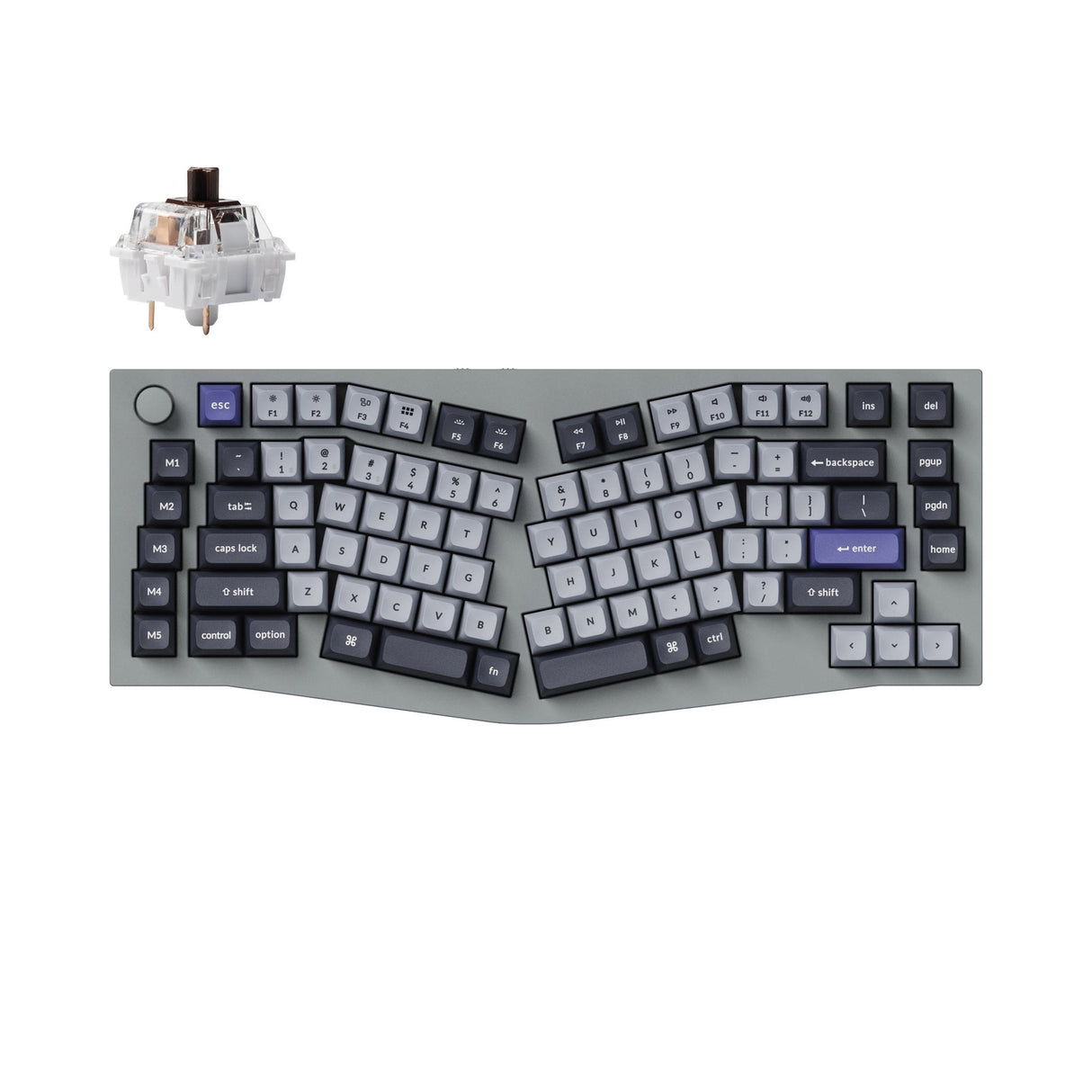 Keychron Q10 Pro (Alice-Layout) QMK/VIA kabellose Custom mechanische Tastatur (US Layout)