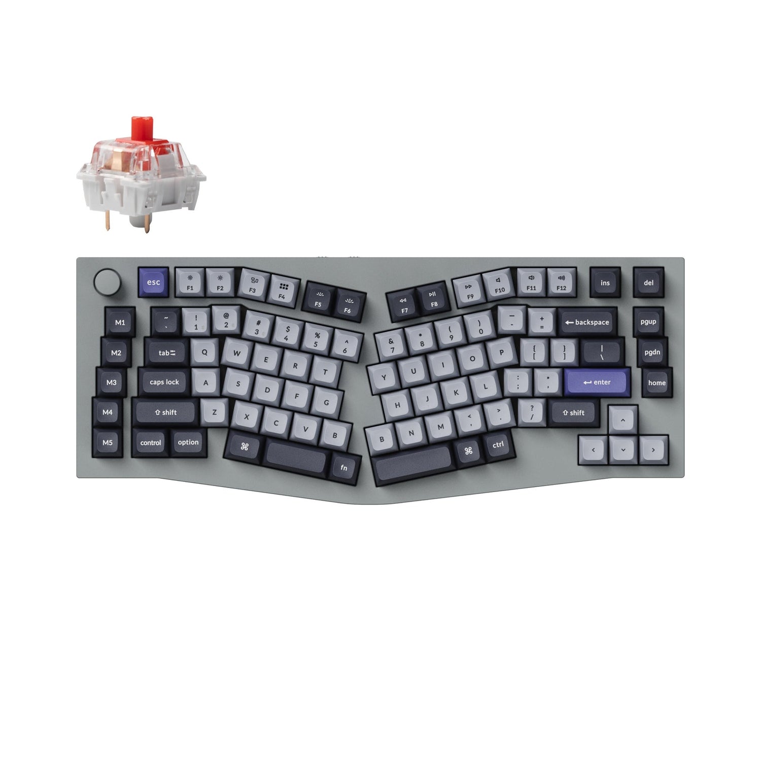 Keychron Q10 Pro (Alice-Layout) QMK/VIA kabellose Custom mechanische Tastatur (US Layout)