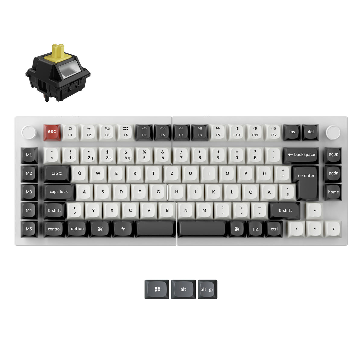 Keychron Q11 Ultra 8K Wireless Custom Mechanical Keyboard ISO Layout Collection