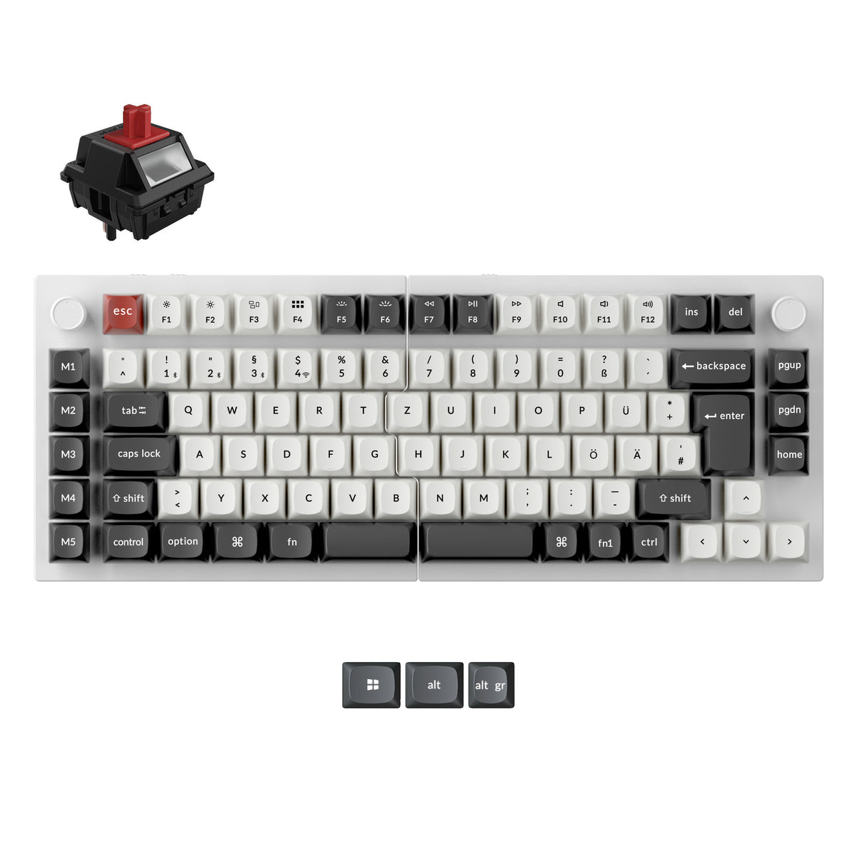Keychron Q11 Ultra 8K Wireless Custom Mechanical Keyboard ISO Layout Collection