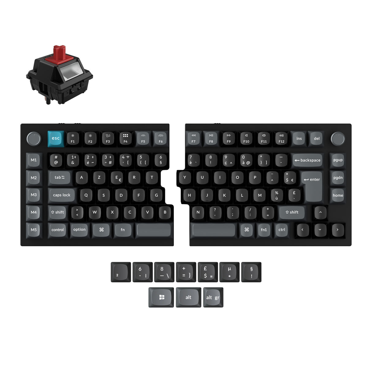 Keychron Q11 Ultra 8K Wireless Custom Mechanical Keyboard ISO Layout Collection
