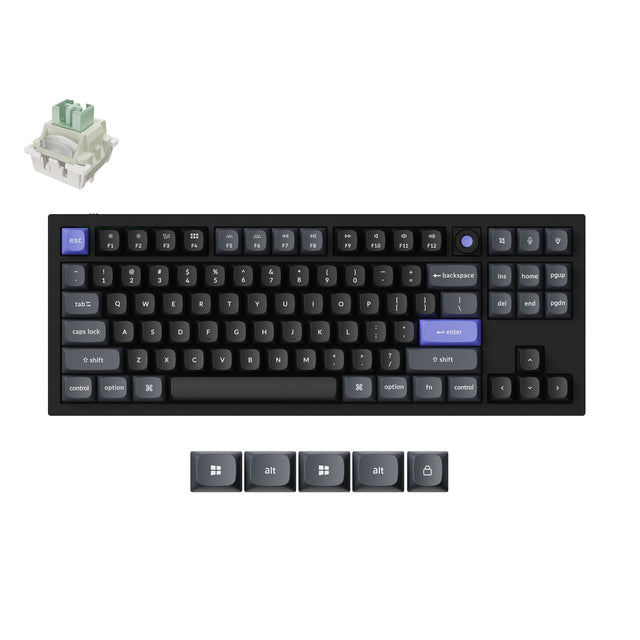 Keychron Q3 HE 8K Magnetische Schalter Tastatur (US ANSI Layout)