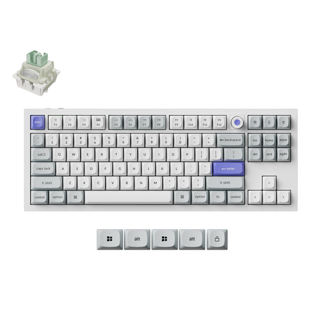 Keychron Q3 HE 8K Magnetische Schalter Tastatur (US ANSI Layout)