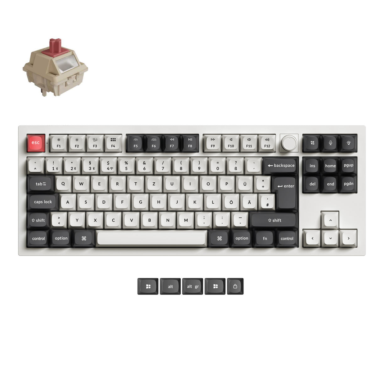 Keychron Q3 Ultra 8K Wireless Custom Mechanical Keyboard ISO Layout Collection