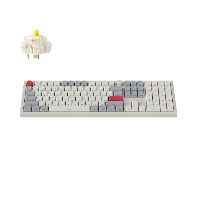 Keychron Q6 Max QMK/VIA Kabellose Benutzerdefinierte Mechanische Tastatur (US ANSI Layout)