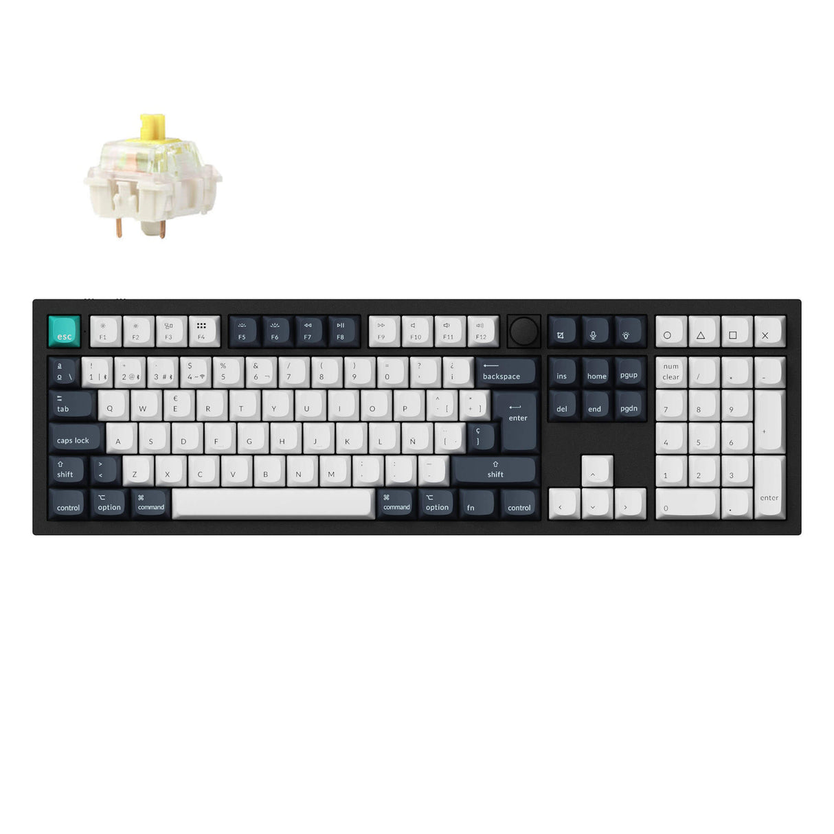 Keychron Q6 Max QMK/VIA Kabellose Benutzerdefinierte Mechanische Tastatur ISO Layout Kollektion