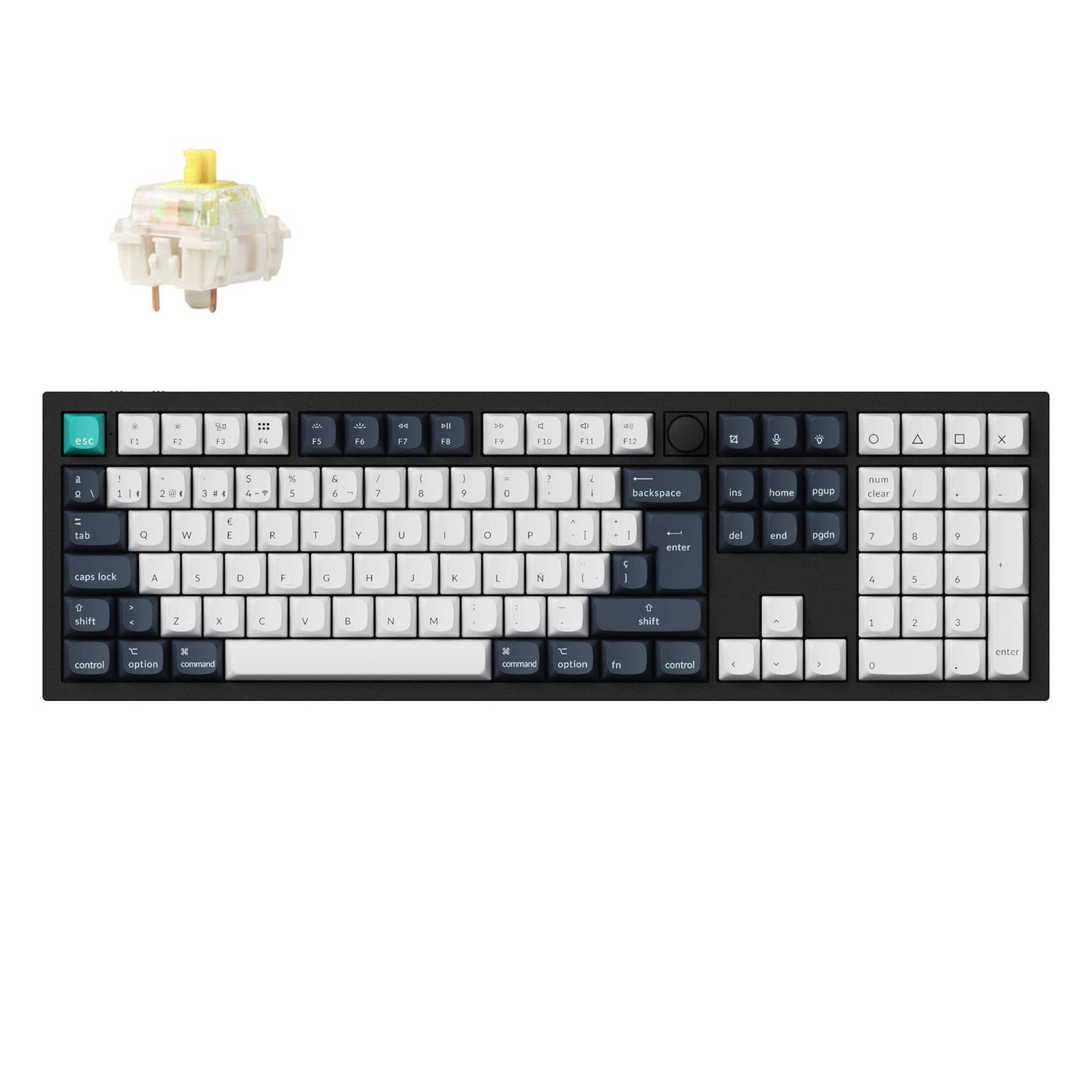 Keychron Q6 Max QMK/VIA Kabellose Benutzerdefinierte Mechanische Tastatur ISO Layout Kollektion