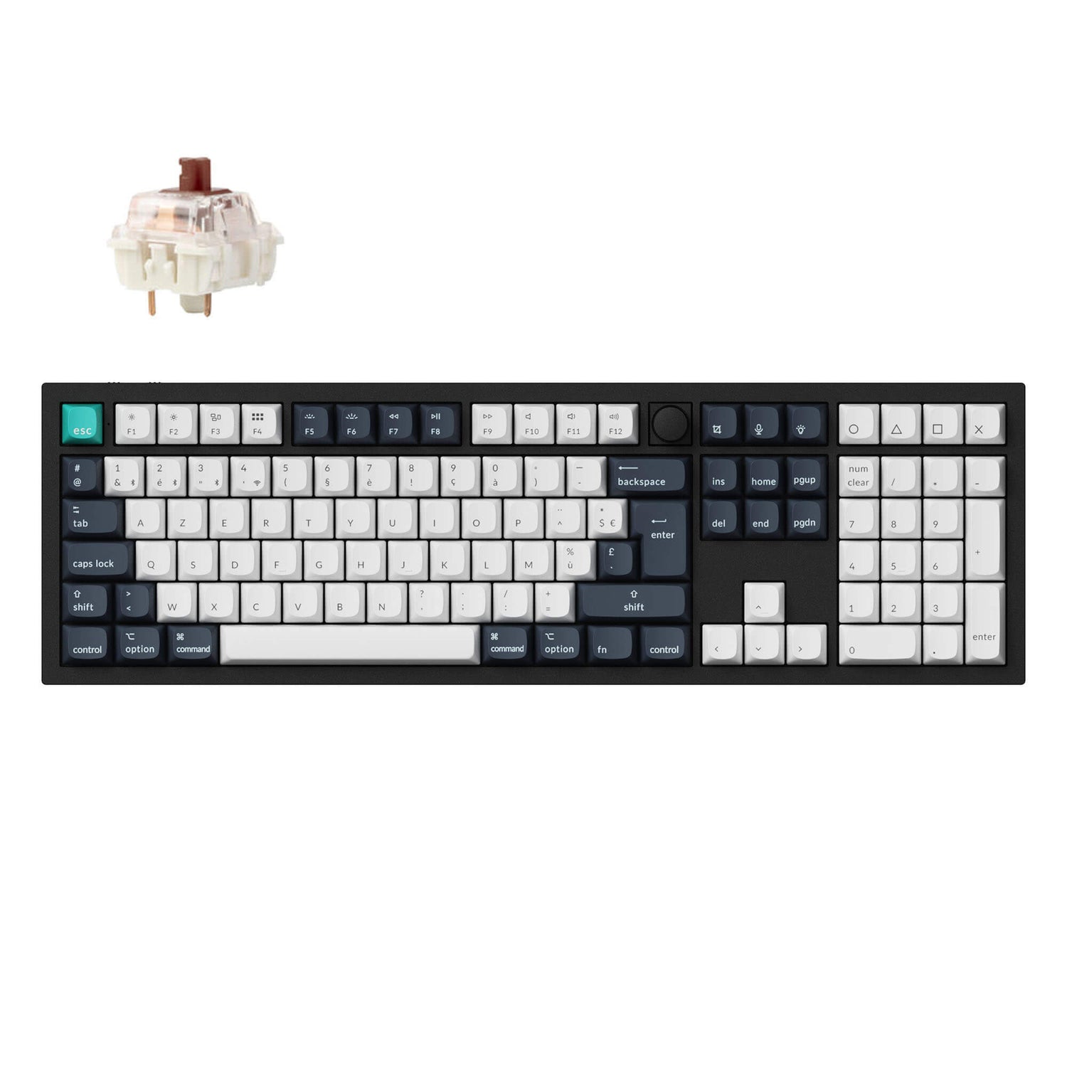 Keychron Q6 Max QMK/VIA Kabellose Benutzerdefinierte Mechanische Tastatur ISO Layout Kollektion