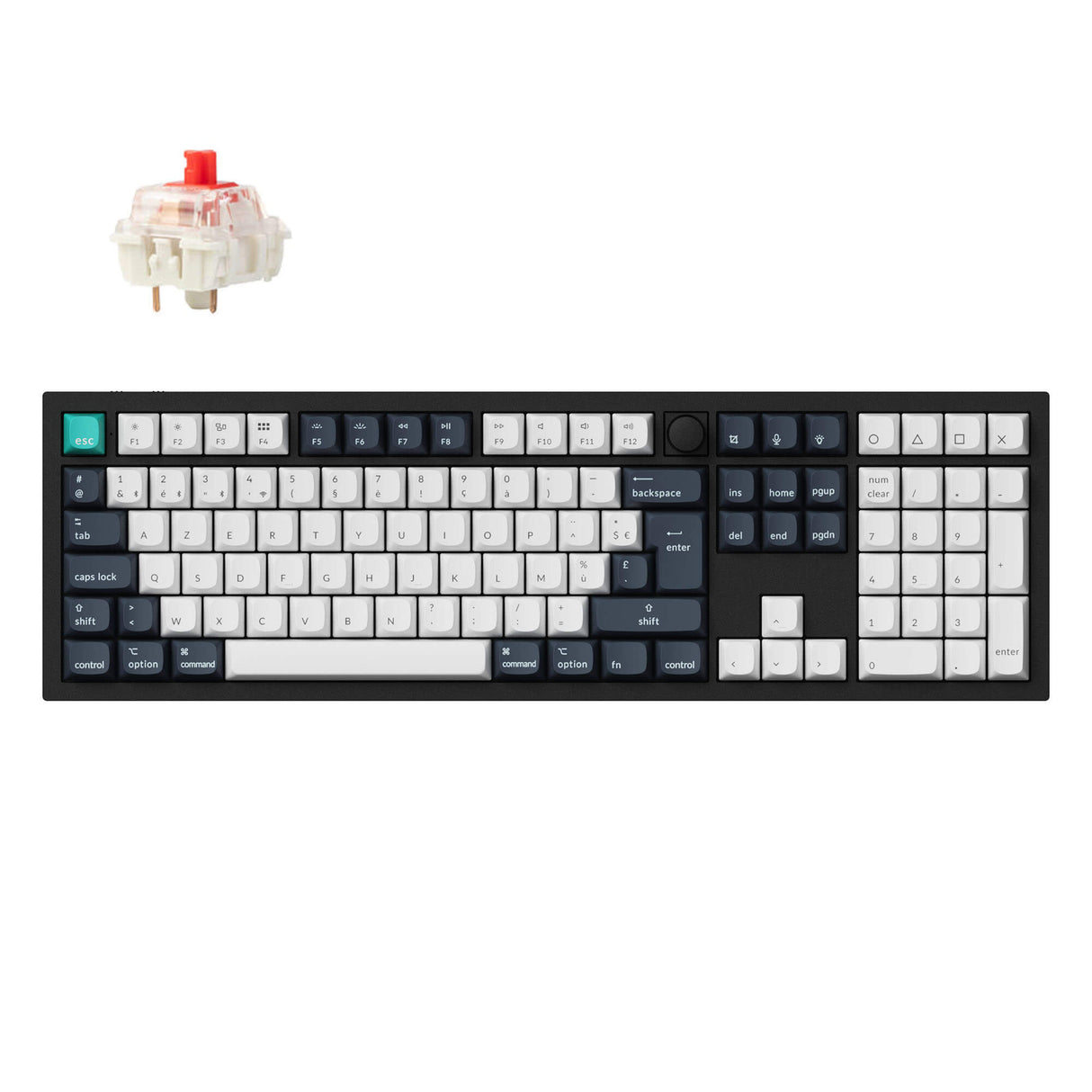 Keychron Q6 Max QMK/VIA Kabellose Benutzerdefinierte Mechanische Tastatur ISO Layout Kollektion
