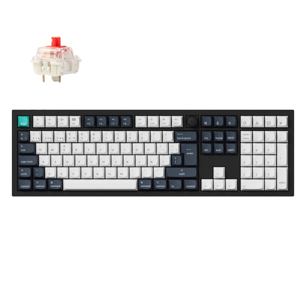Keychron Q6 Max QMK/VIA Kabellose Benutzerdefinierte Mechanische Tastatur ISO Layout Kollektion
