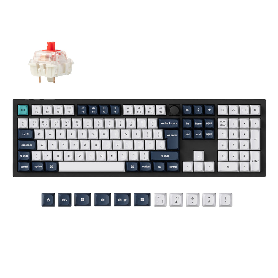 Keychron Q6 Max QMK/VIA Kabellose Benutzerdefinierte Mechanische Tastatur ISO Layout Kollektion