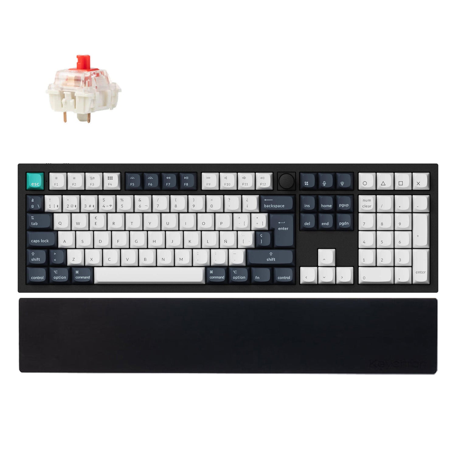 Keychron Q6 Max ISO Keyboard + Palm Rest Combo