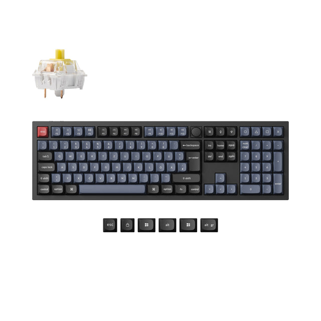 Keychron Q6 Pro QMK/VIA Kabellose Benutzerdefinierte Mechanische Tastatur ISO Layout Kollektion
