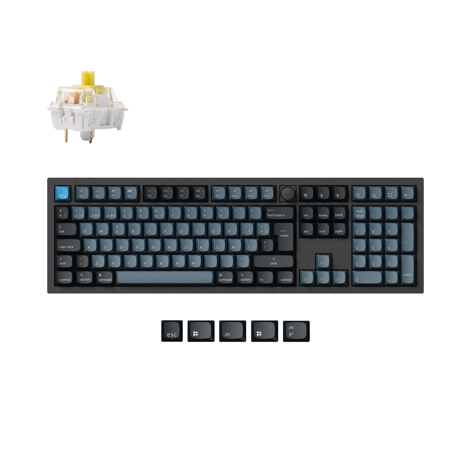 Keychron Q6 Pro QMK/VIA Kabellose Benutzerdefinierte Mechanische Tastatur ISO Layout Kollektion