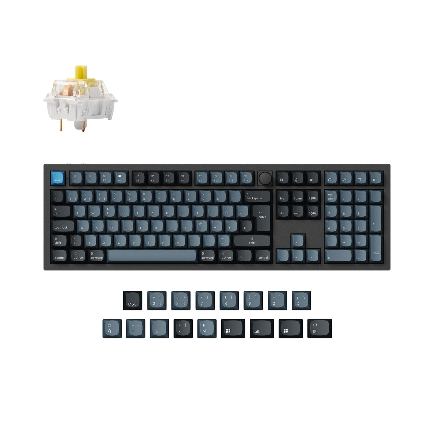 Keychron Q6 Pro QMK/VIA Kabellose Benutzerdefinierte Mechanische Tastatur ISO Layout Kollektion