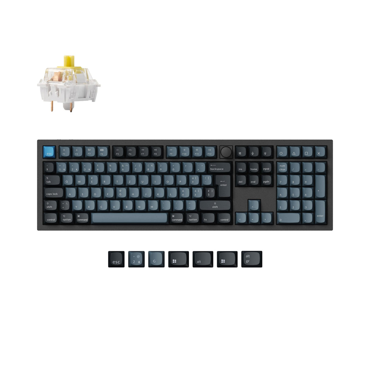 Keychron Q6 Pro QMK/VIA Kabellose Benutzerdefinierte Mechanische Tastatur ISO Layout Kollektion