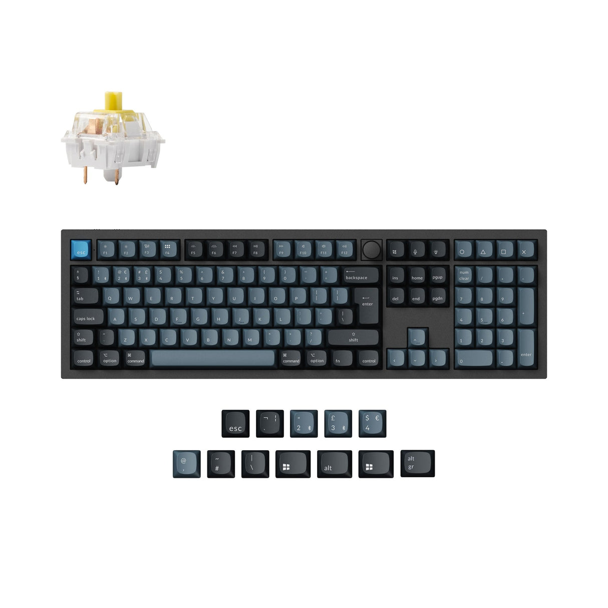 Keychron Q6 Pro QMK/VIA Kabellose Benutzerdefinierte Mechanische Tastatur ISO Layout Kollektion