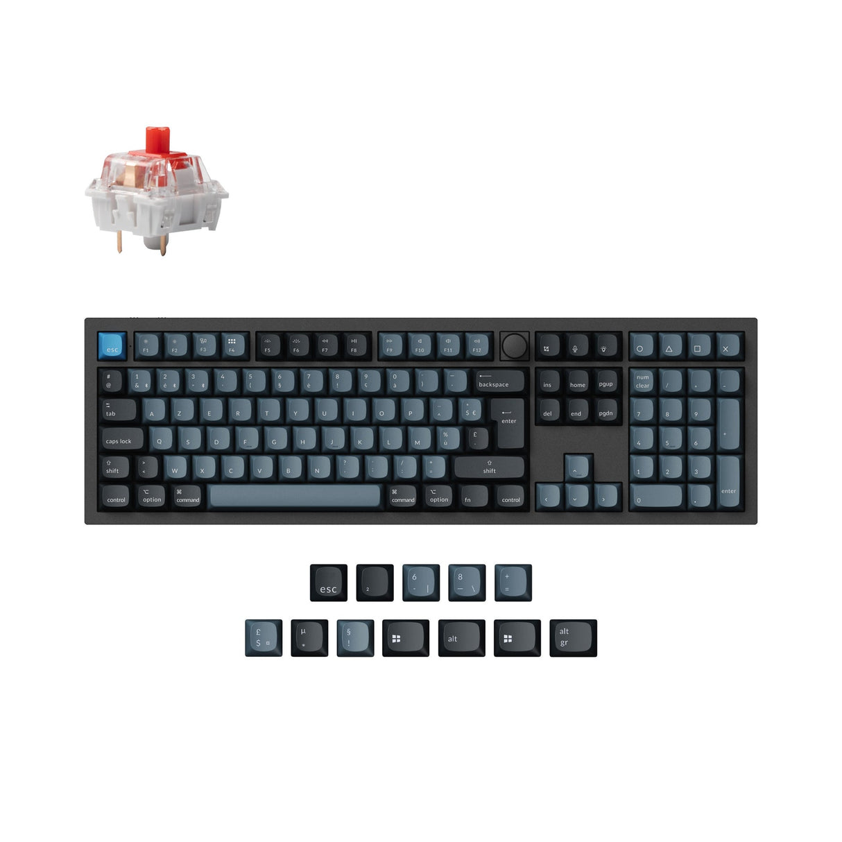 Keychron Q6 Pro QMK/VIA Kabellose Benutzerdefinierte Mechanische Tastatur ISO Layout Kollektion