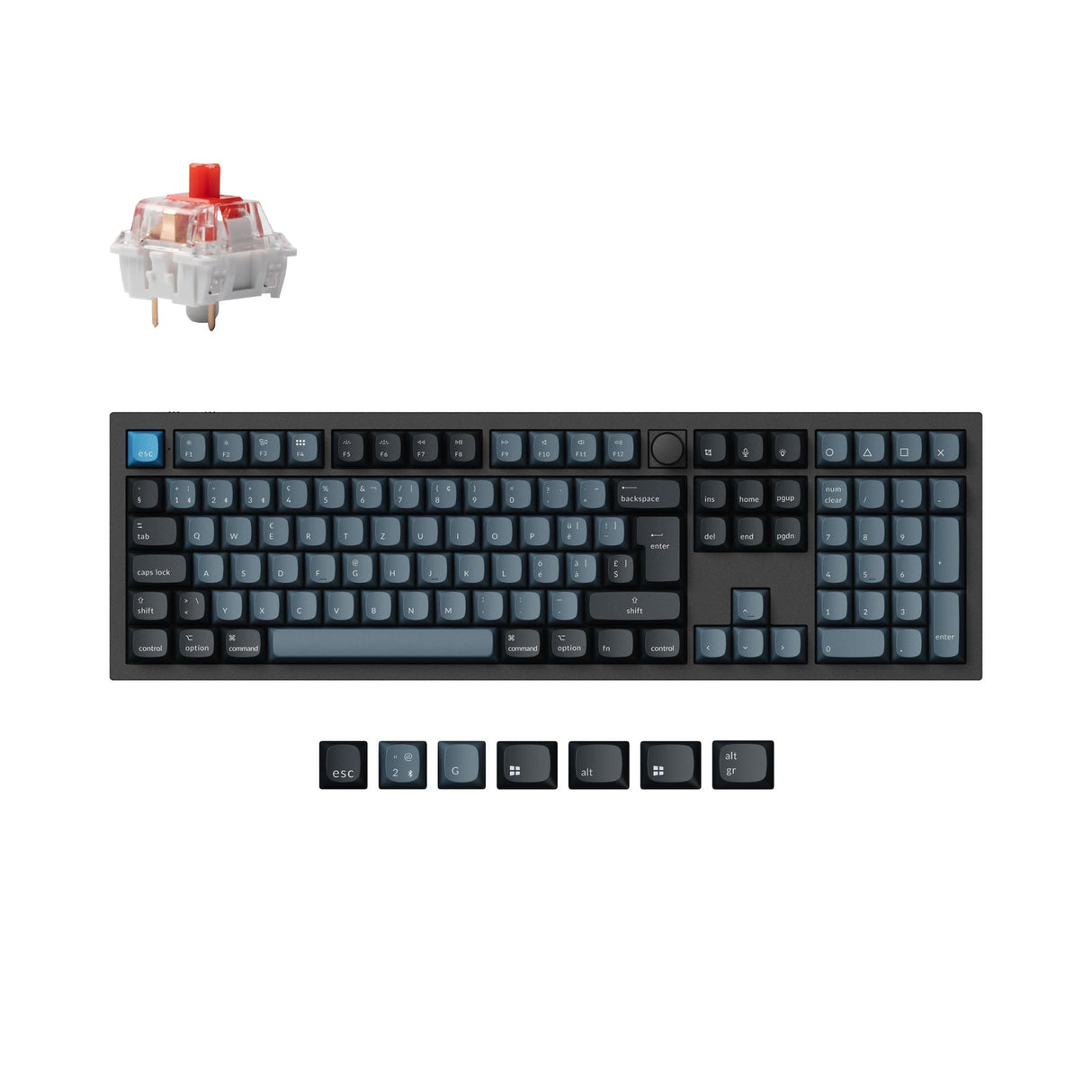 Keychron Q6 Pro QMK/VIA Kabellose Benutzerdefinierte Mechanische Tastatur ISO Layout Kollektion