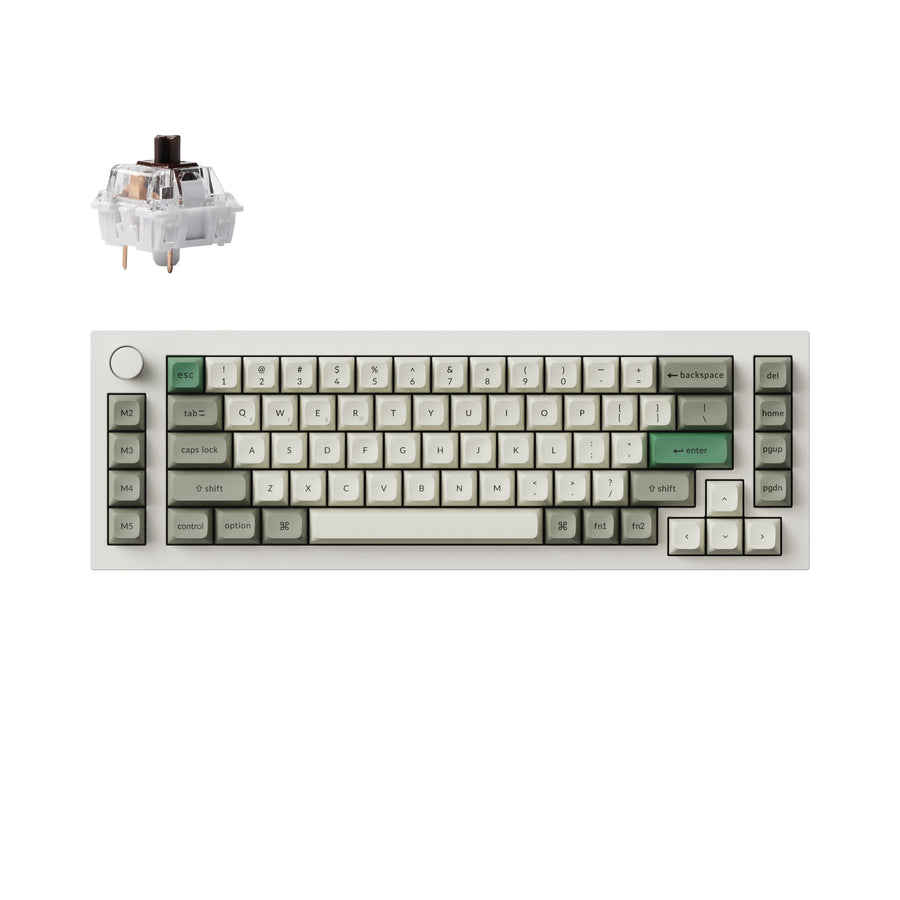Keychron Q65 Max QMK/VIA Kabellose Benutzerdefinierte Mechanische Tastatur (US-Layout)