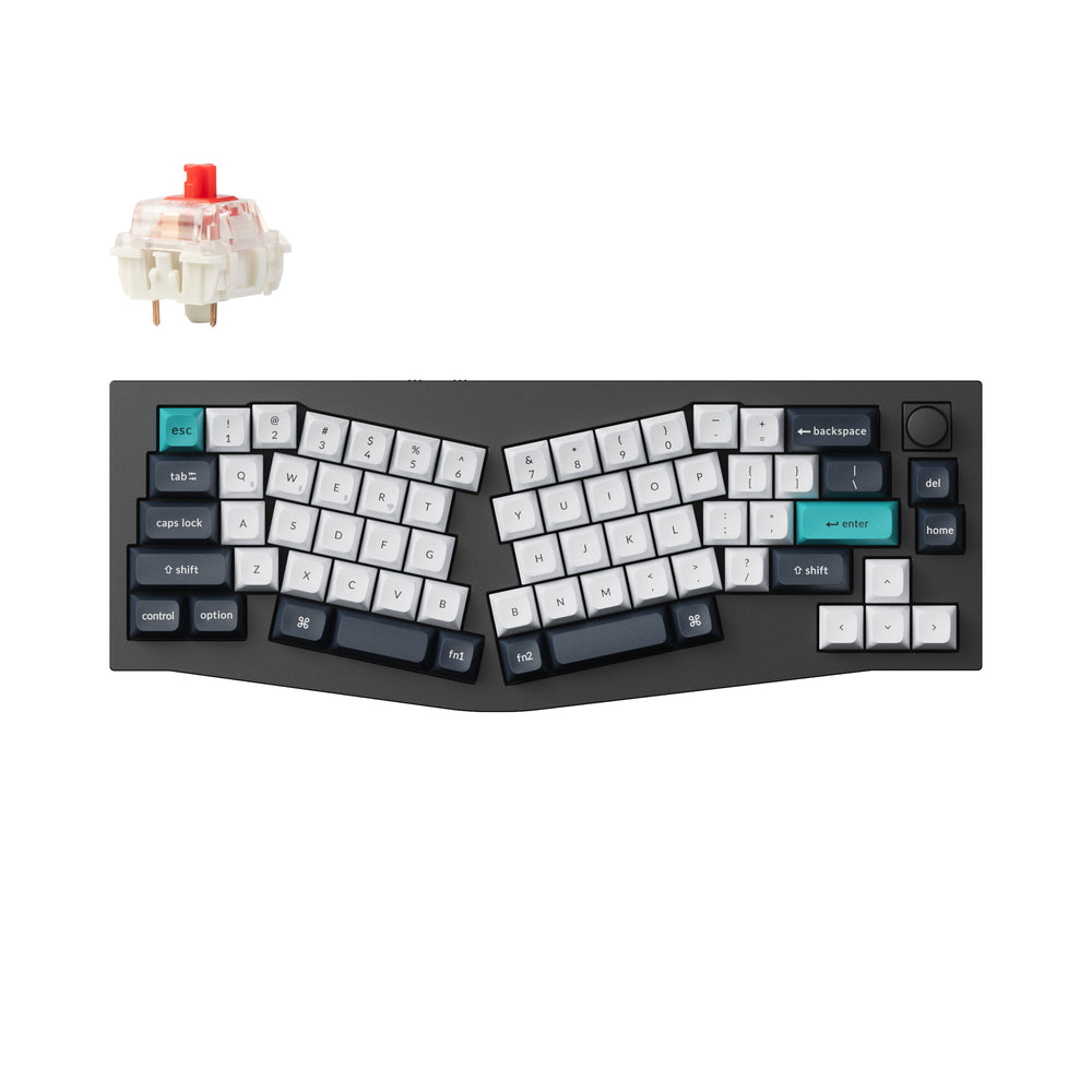 Keychron Q8 Max (Alice Layout) QMK/VIA Kabellose Benutzerdefinierte Mechanische Tastatur (US ANSI Layout)