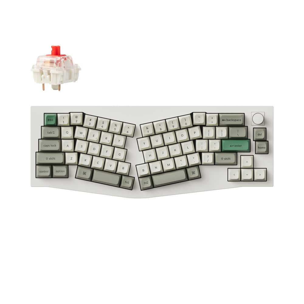 Keychron Q8 Max (Alice Layout) QMK/VIA Kabellose Benutzerdefinierte Mechanische Tastatur (US ANSI Layout)