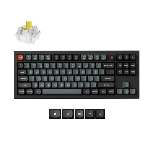 Keychron V3 8K QMK Wired Custom Mechanical Keyboard(ANSI US Layout)