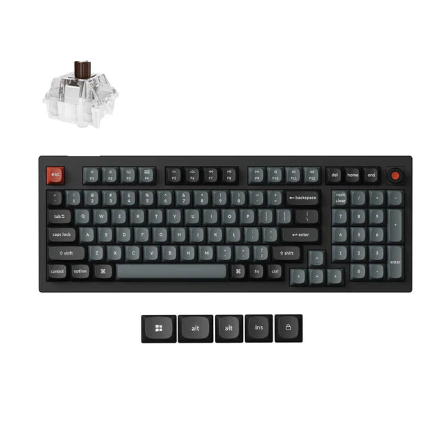 Keychron V5 8K QMK Wired Custom Mechanical Keyboard(ANSI US Layout)