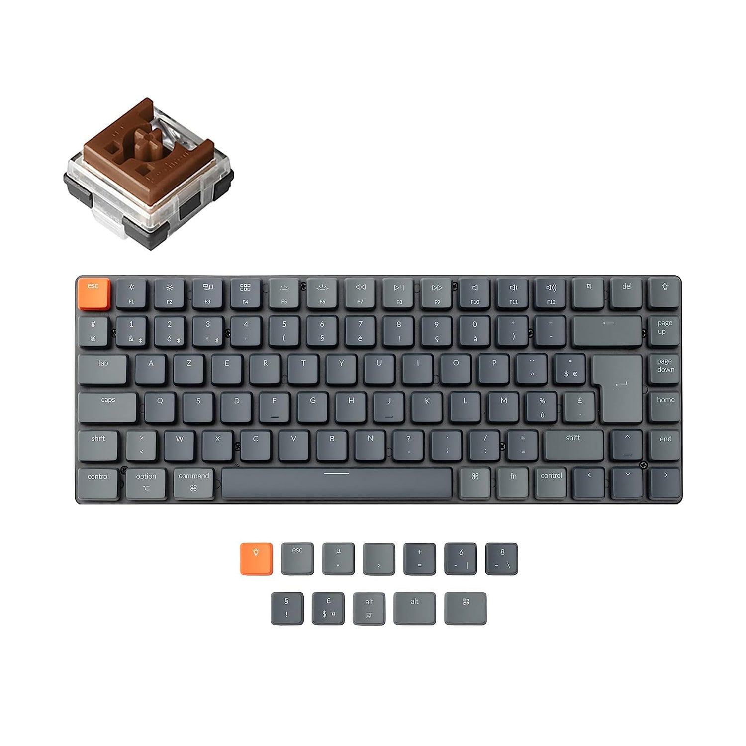 Keychron K3 Ultraschlanke kabellose mechanische Tastatur FR-ISO-Layout