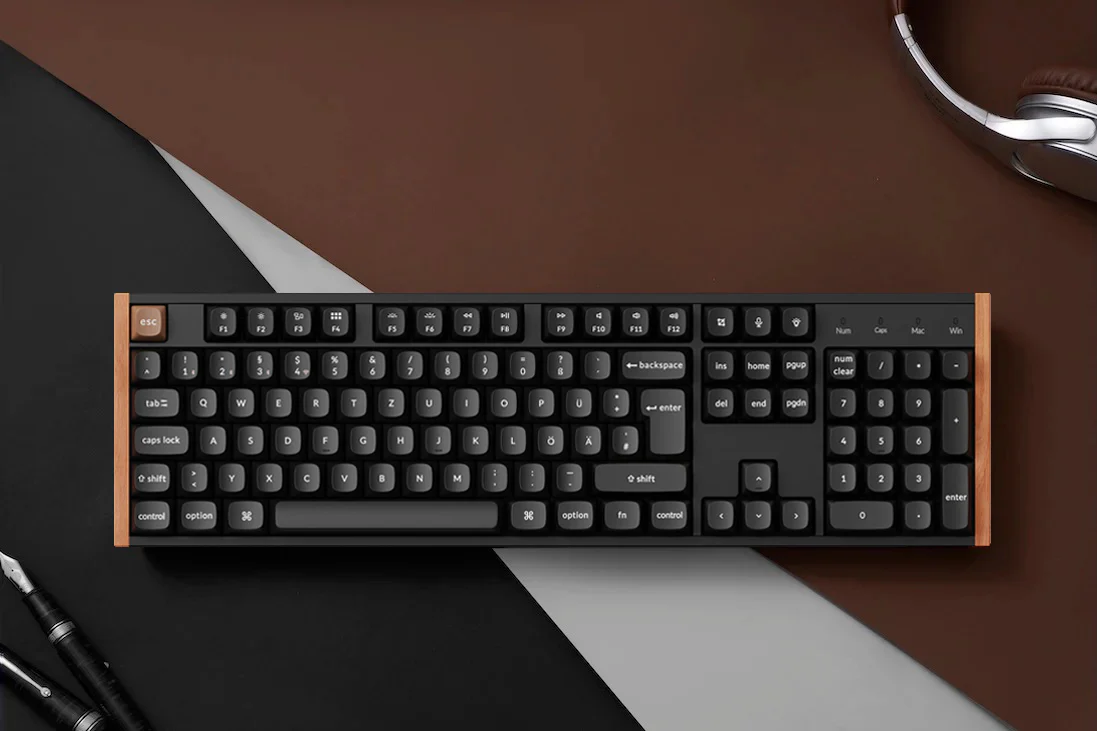 Keychron K10 HE Wireless Magnetic Switch Custom Keyboard ISO-DE Layout