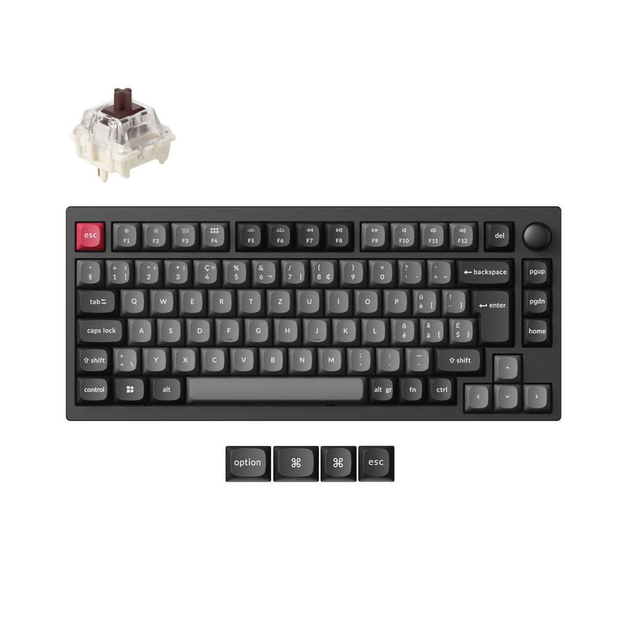 Lemokey P1 QMK Kabellose Benutzerdefinierte Mechanische Tastatur ISO Layout Sammlung
