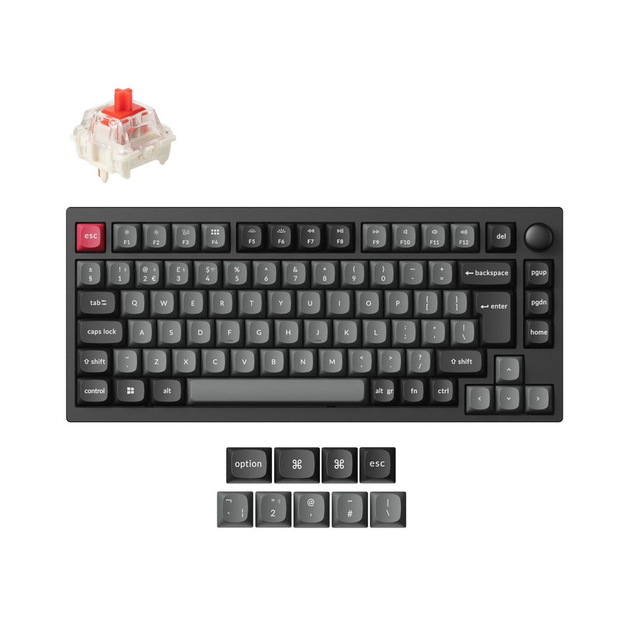 Lemokey P1 QMK Kabellose Benutzerdefinierte Mechanische Tastatur ISO Layout Sammlung